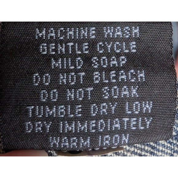 VTG 90s Y2K Dickies Womens Denim Cargo Chore Trucker‎ Jacket Utility Barn XL - Picture 7 of 7